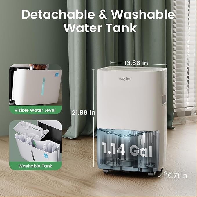 Waykar 80 Pints 2025 Energy Star Dehumidifier - Image 7