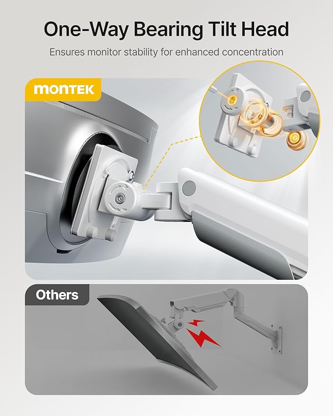 monTEK Heavy-Duty Single Monitor Wall Mount - Image 5
