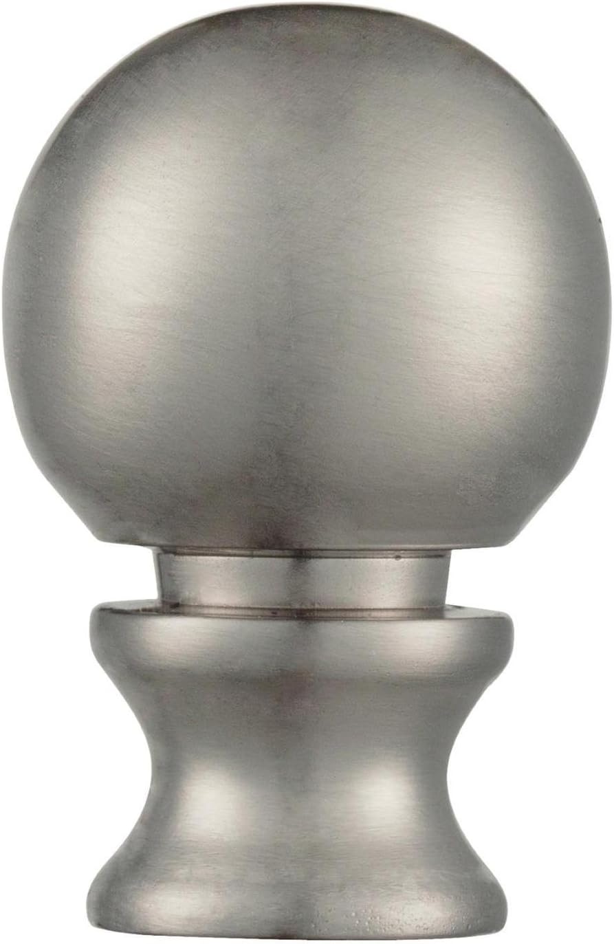 Westinghouse 7000600 Brushed Nickel Finish Ball Lamp Finial 1-1/2 Inch