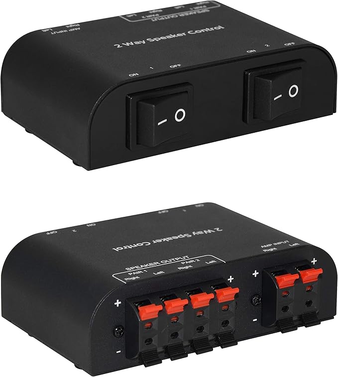 Xtrempro 61048 2 to 4 Way Speaker Switch, 1 in 2 Out to 1 in 4 Out Way Pair by Bytecc