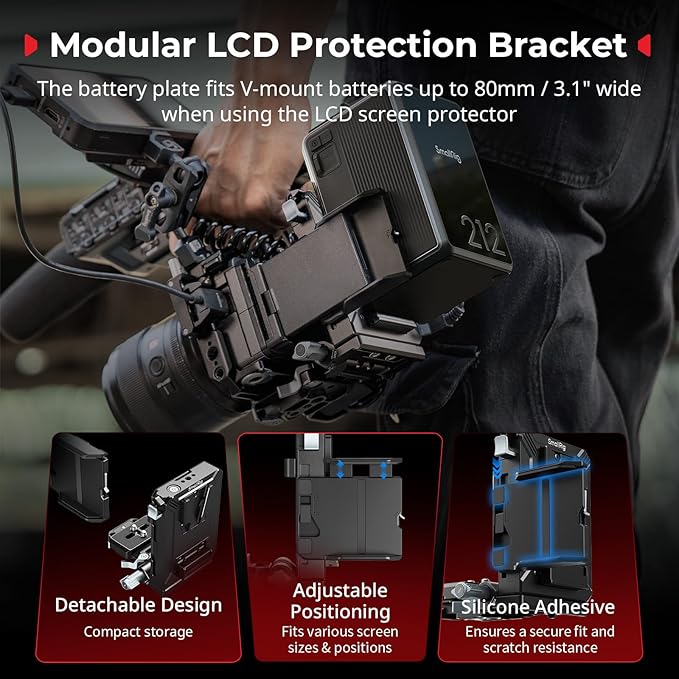 SMALLRIG Upgraded V Mount Battery Plate Kit, w/ QR Plate - Image 3