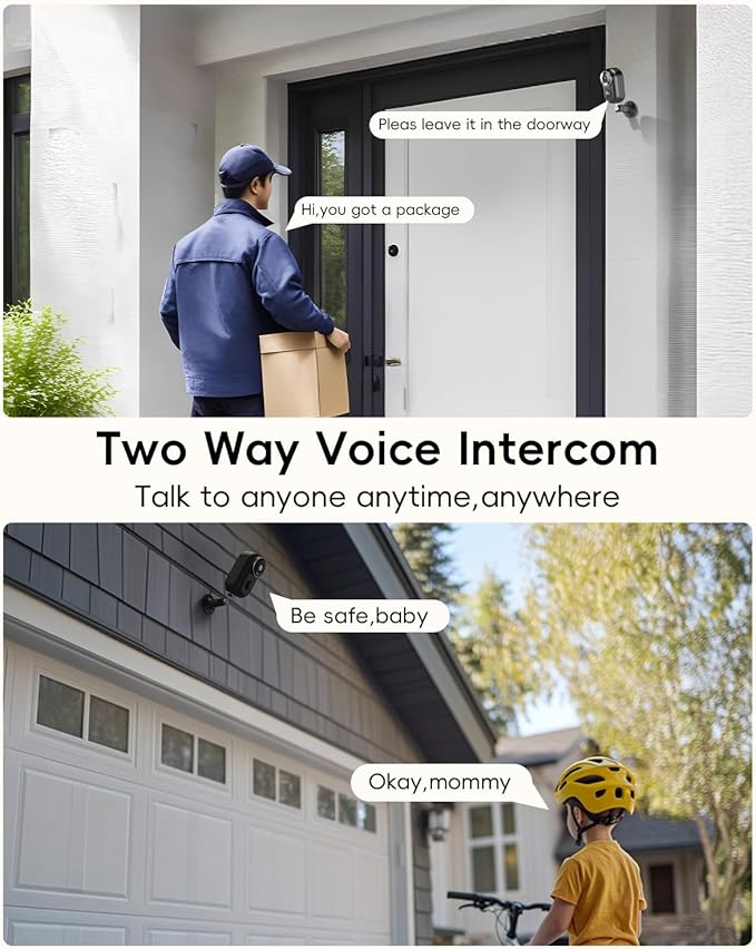ZUMIMALL 2K Security Cameras Wireless Outdoor, Magnetic Mount, 130° View - Image 5