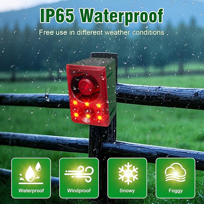 ChunHee Solar Outdoor Motion Sensor Alarm - Image 4