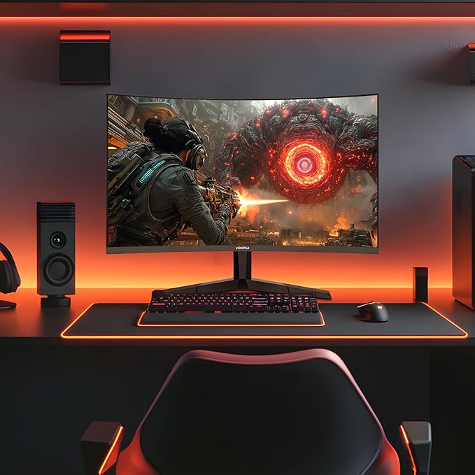 KOORUI 25 Inch Curved Gaming Monitor 240Hz FHD 1080P Computer Monitor, 1500R - Image 10