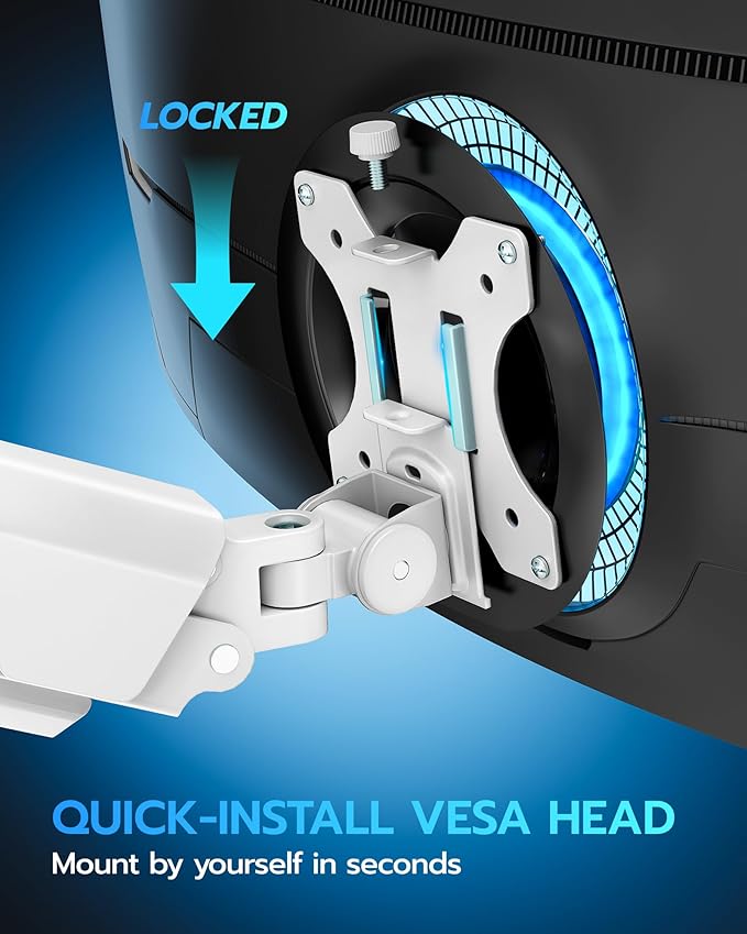 ARES WING Heavy Duty Single Monitor Arm - Image 3