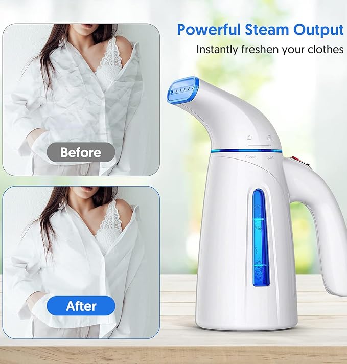 OGHom Steamer for Clothes, Handheld Clothing Steamer for Garment, 240ml Big - Image 4