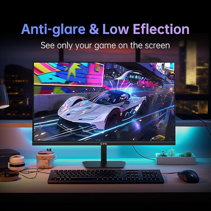 KTC 24.5'' Gaming Monitor 180Hz, Fast IPS 1080P 1 ms, 128% sRGB HDR10, HDMI x 2 - Image 4