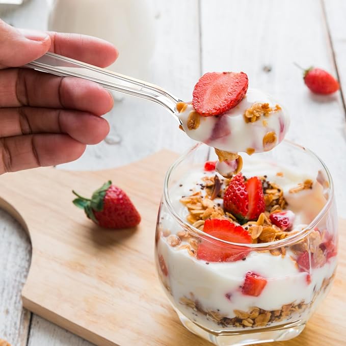 Dealusy 360 Count Clear Plastic Spoons Disposable, Heat Resistant, Solid and - Image 5