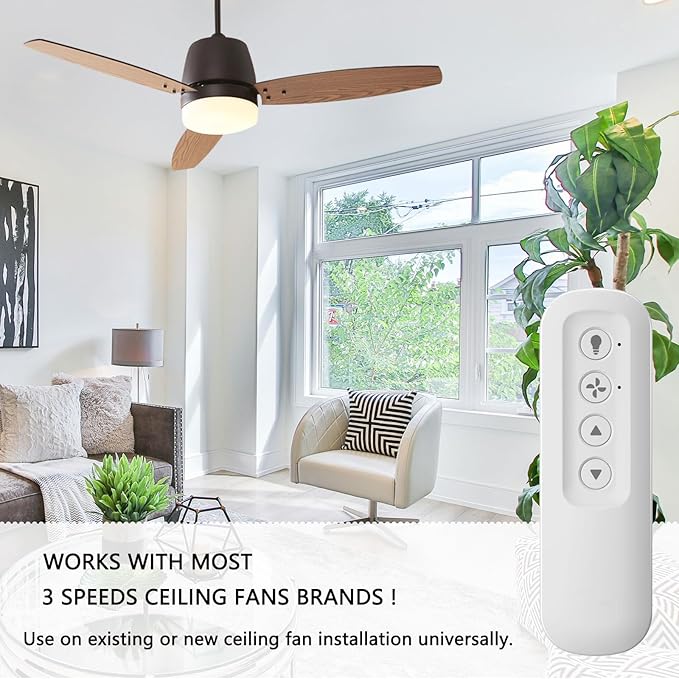 Replacement for Ceiling Fan Remote Control Kit - Image 3