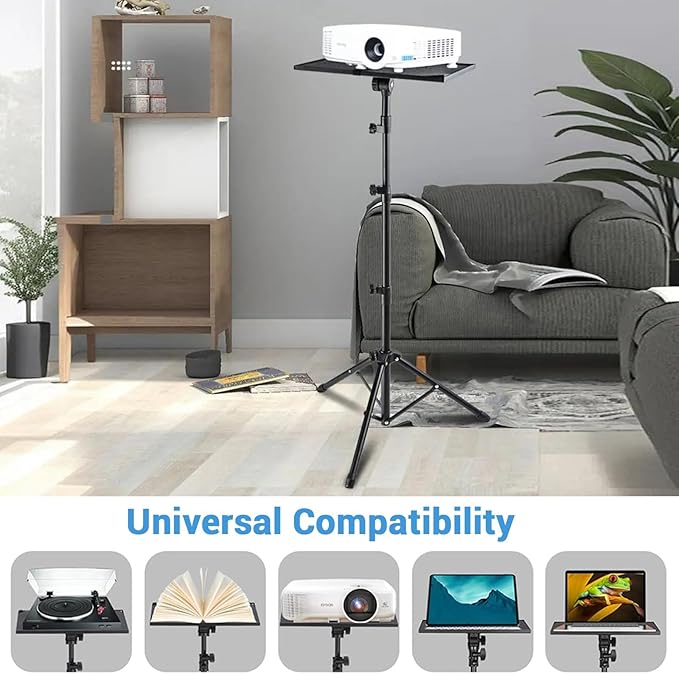 Naiveferry Adjustable Projector Stand Tripod, Laptop Stand Height from 26 to 63 - Image 7