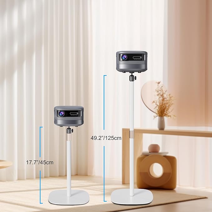 Hocoder Projector Stand Floor Projector Mount Stand 1/4 Screw - Image 4