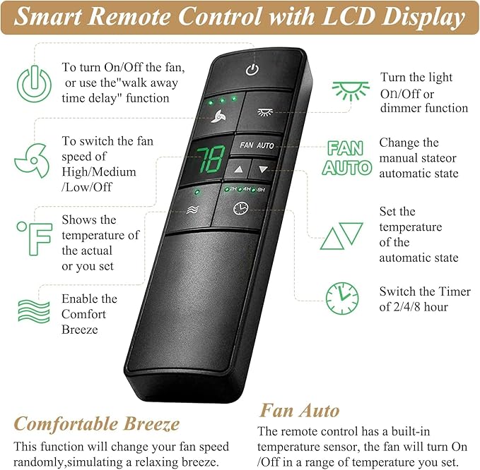 Hampton Bay Universal Ceiling Fan Thermostatic Remote Control Kit - Image 2