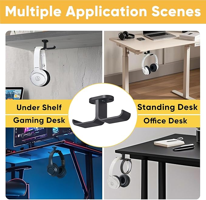 Under Desk Headphone Hanger - Image 6