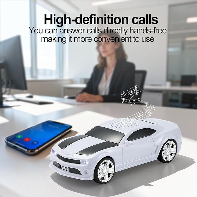 WSTER Classic Sports Car Model Bluetooth Speaker, Portable Wireless Outdoor - Image 8