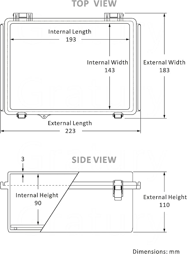 Gratury Junction Box, IP67 Waterproof Plastic Enclosure - Image 3