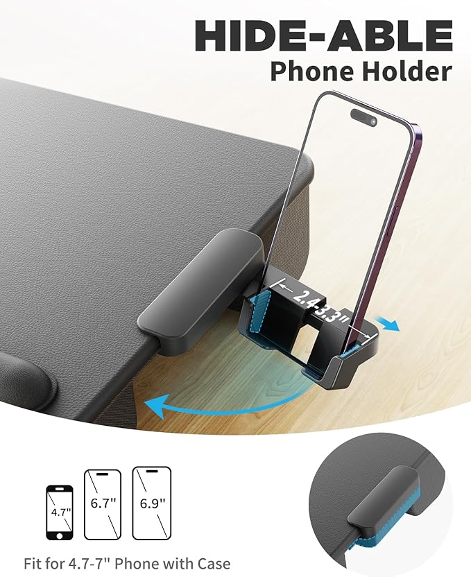 SAIJI Laptop Lap Desk, Portable Laptop Desk - Image 3