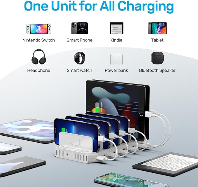 Unitek Multi Charging Station, 10-Port USB Charger - Image 3