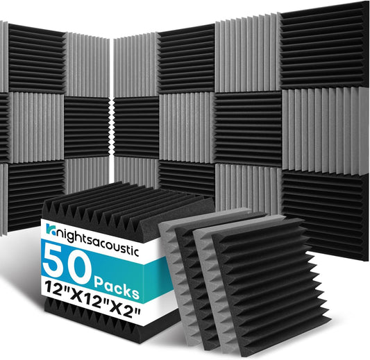 50 Pack Sound Proof Foam Panels