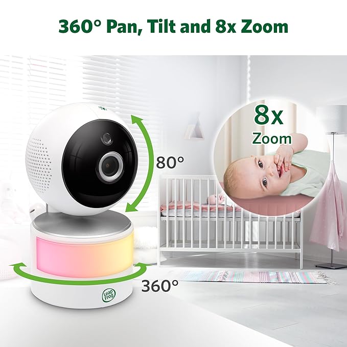 LeapFrog 2-Camera Color Night Vision Video Baby Monitor - Image 7