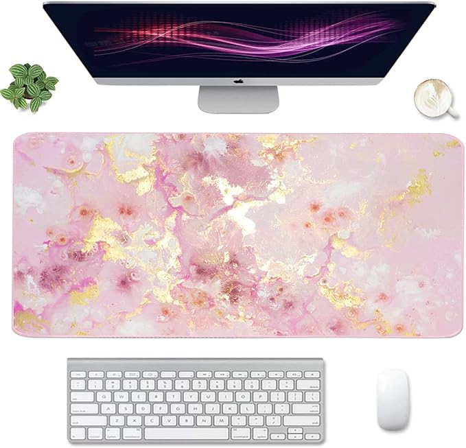Extended Gaming Mouse Pad, Large Desk Pad Laptop Computer Keyboard Mat by WBWEIRDBEAST