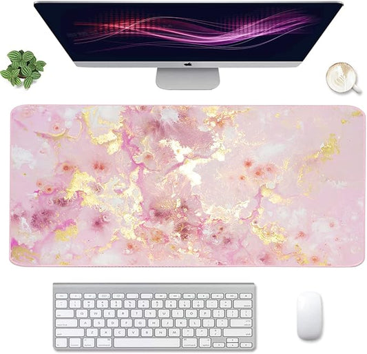 Extended Gaming Mouse Pad, Large Desk Pad Laptop Computer Keyboard Mat by WBWEIRDBEAST