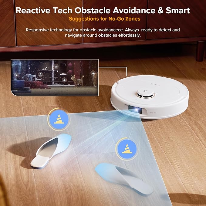 roborock Qrevo S5V Robot Vacuum and Mop, FlexiArm Edge Mopping, 000Pa Suction - Image 7
