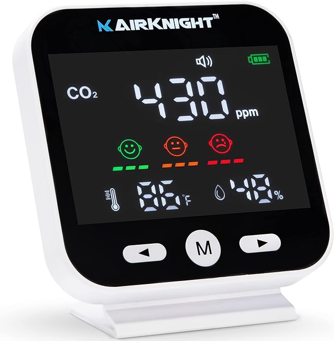 AirKnight Monitoring CO2 Monitor Indoor by AirKnightMonitoring
