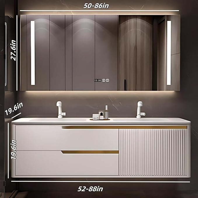 Bathroom Vanity with Double Sink - Image 2