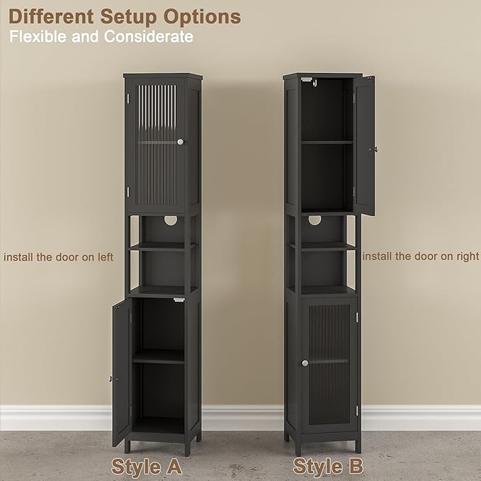 ChooChoo Tall Bathroom Storage Cabinet - Image 6