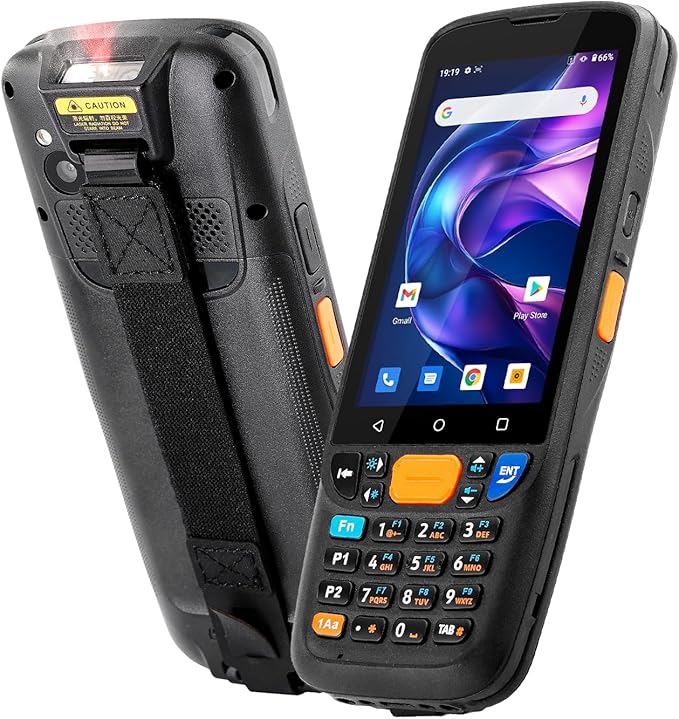 NETUM Android 11 Handheld Barcode Scanner Terminal Mobile Computer, Wi-Fi 4G BT by NETUM