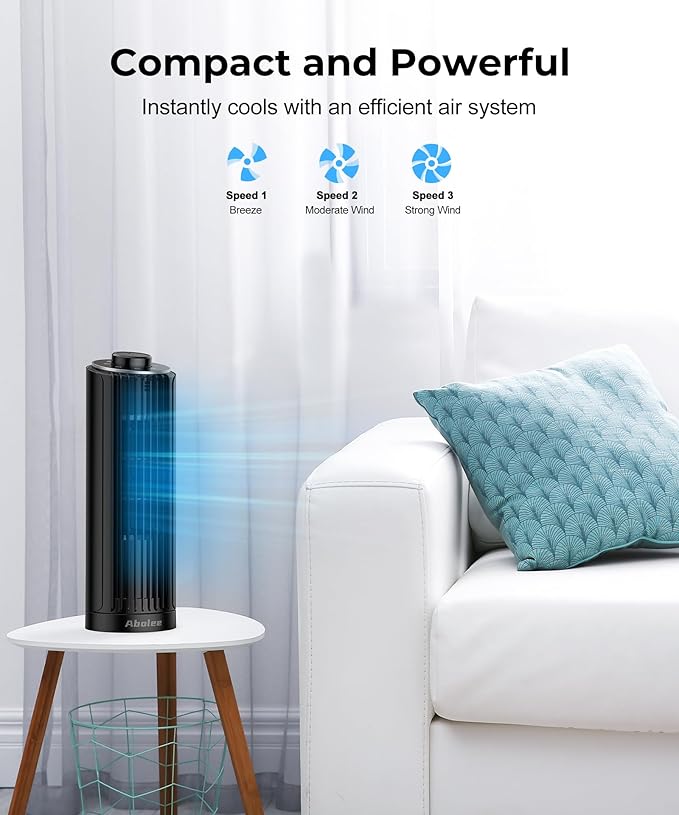 Abolee Tower Fan for Bedroom - Image 2