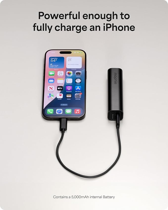 Mophie Powerstation Fast 5, 000mAh Power Bank | Fast and Portable | 20W - Image 6