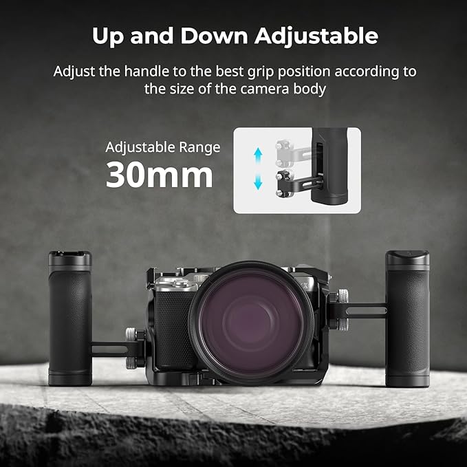 SmallRig Mini Side Handle for 1/4"-20 Threaded Holes, Camera Cage Handle for - Image 4