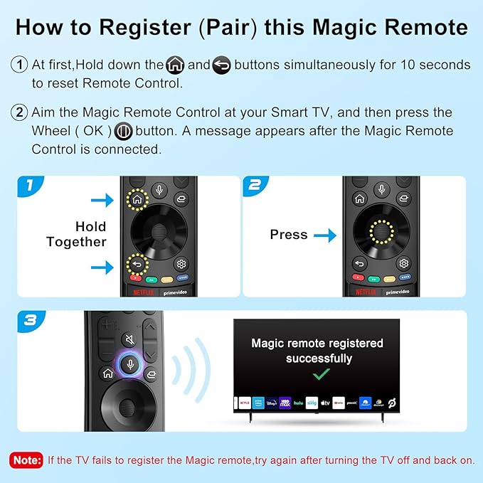 Universal for LG-TV-Magic-Remote-Control-Replacement UHD OLED QNED NanoCell - Image 4