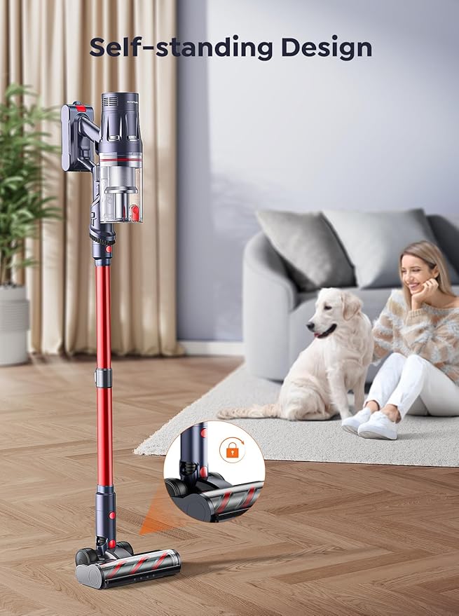 INTETURE Cordless Vacuum Cleaner, 600W 50Kpa 65Mins Vacuum Cleaners - Image 7
