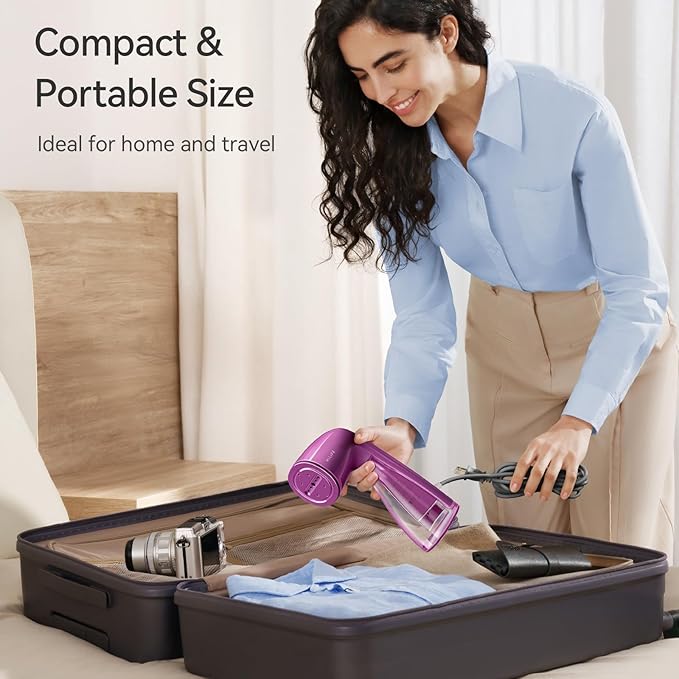 HiLIFE Steamer for Clothes, Portable Handheld Clothing Steamer - Image 6