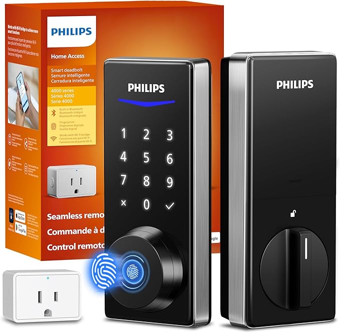 Philips Wi-Fi Smart Door Lock, Keyless Entry Door Lock by Philips