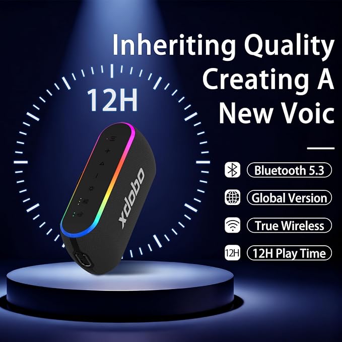 xdobo X8 III Portable Bluetooth Speaker Small Bluetooth Speaker Waterproof: - Image 7