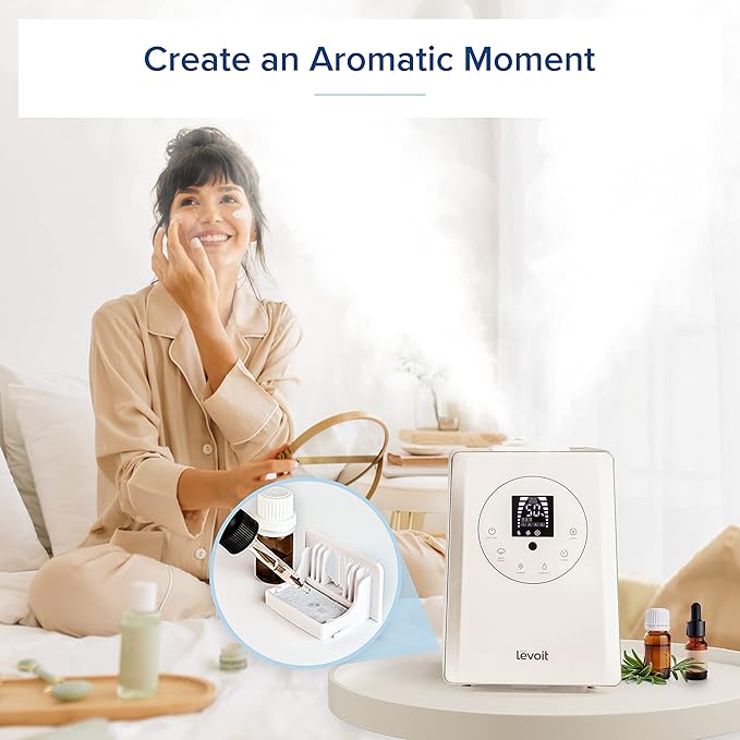 LEVOIT Humidifiers for Bedroom Large Room Home, 6L Warm and Cool Mist - Image 7