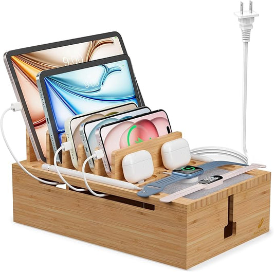 Pezin & Hulin Bamboo Charging Station by PezinHulin
