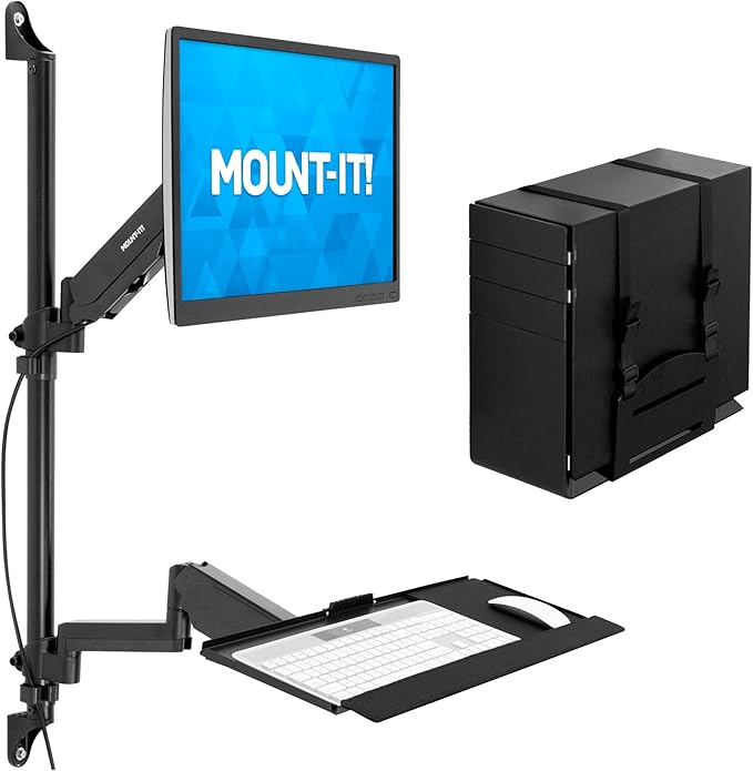 Mount-It! Wall Mount Workstation by Mount-It