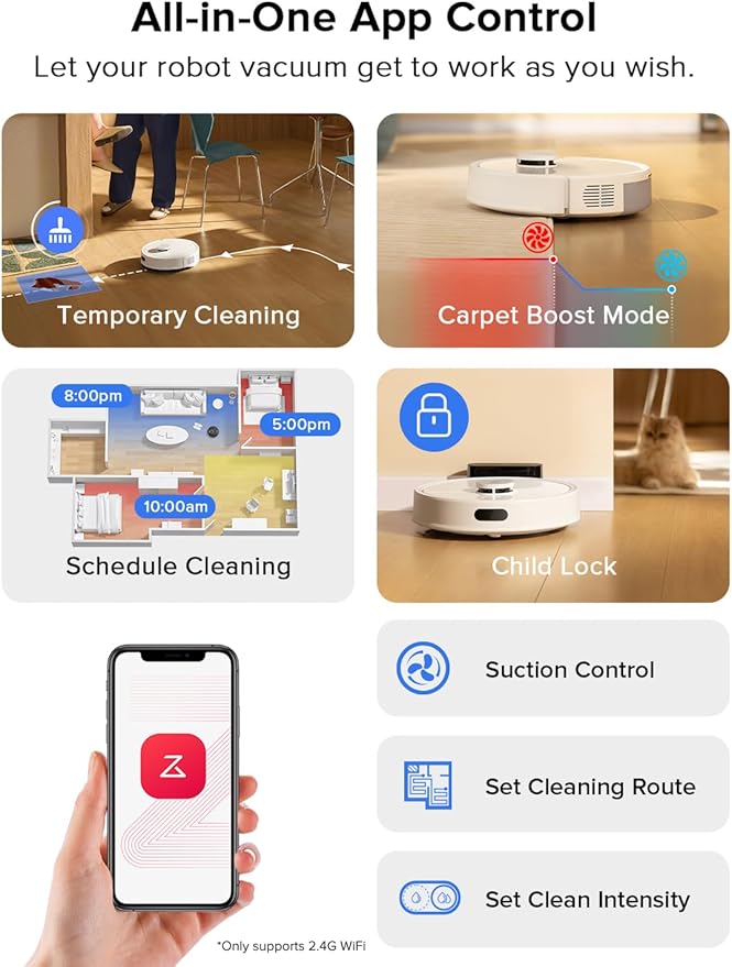 roborock Q7 L5 Robot Vacuum and Mop Combo, 000Pa Suction, Upgraded from Q5 Pro - Image 7