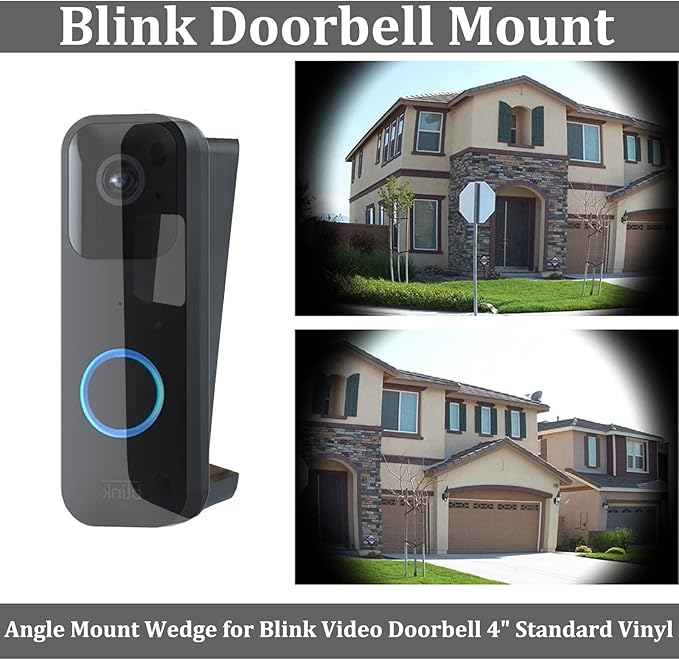 TEYOUYI Vinyl Siding Mount for Blink Doorbell, Angle Mount Wedge for Blink - Image 4