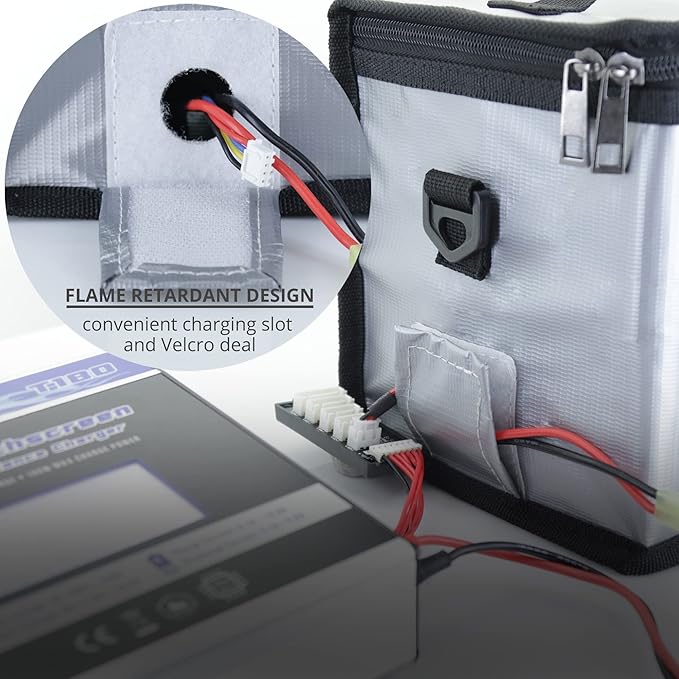 Tenergy Fire Retardant Lipo Zipper Bag - Image 3