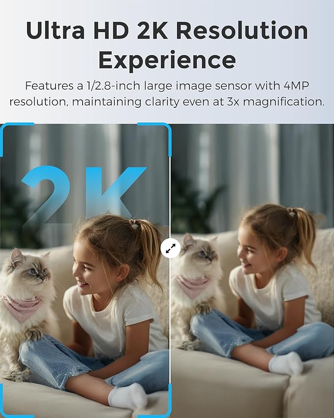 Devo CCAZ10 Security Camera 2K | Indoor &Outdoor|Baby Camera & Pet Monitor | - Image 3