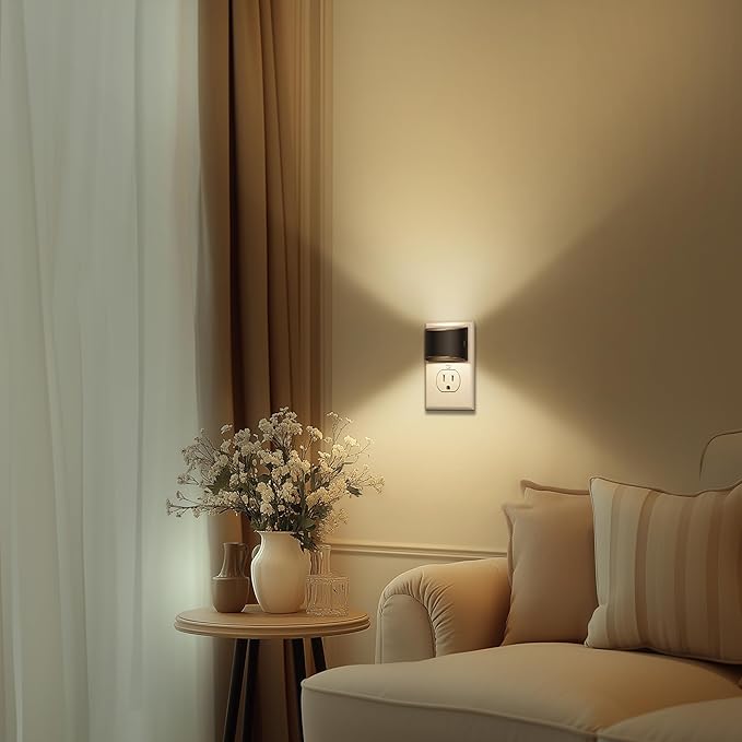DORESshop LED Night Light, Night Lights Plug into Wall, 3 Level Brightness - Image 7