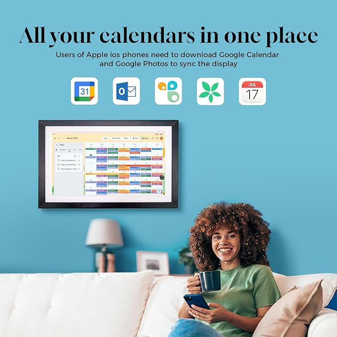 15.6" Digital Google Calendar+Pen, No Subscription|All-in-one Smart - Image 3