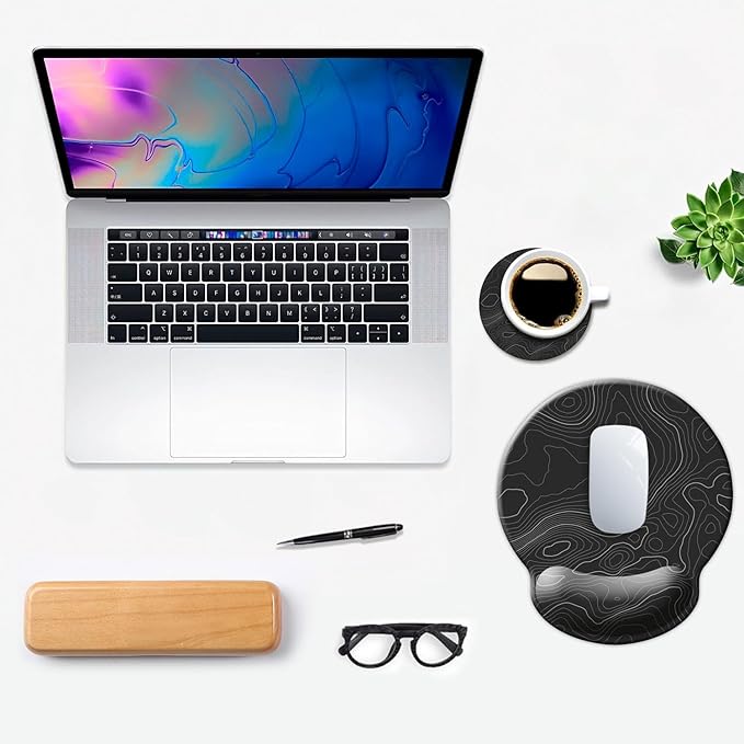 Ergonomic Mouse Pad with Wrist Support, Mouse Pad with Wrist Rest, Relieve - Image 7
