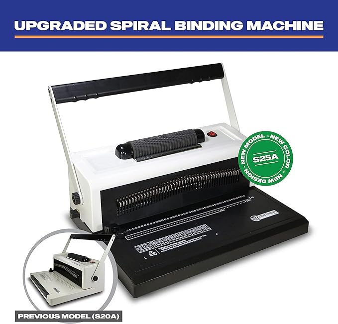 PPE S25A Coilbind Coil Punch & Binding Machine Free Crimper & 8mm Plastic COILS - Image 2