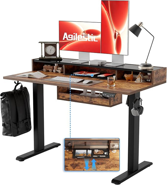 Agilestic Glass Standing Desk by Agilestic